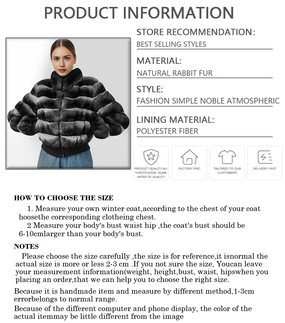 숏 레알 렉스 토끼털 재킷 스탠드 칼라 친칠라 컬러 퍼 코트 봄버 재킷 신상 여성 진짜 가죽 재킷