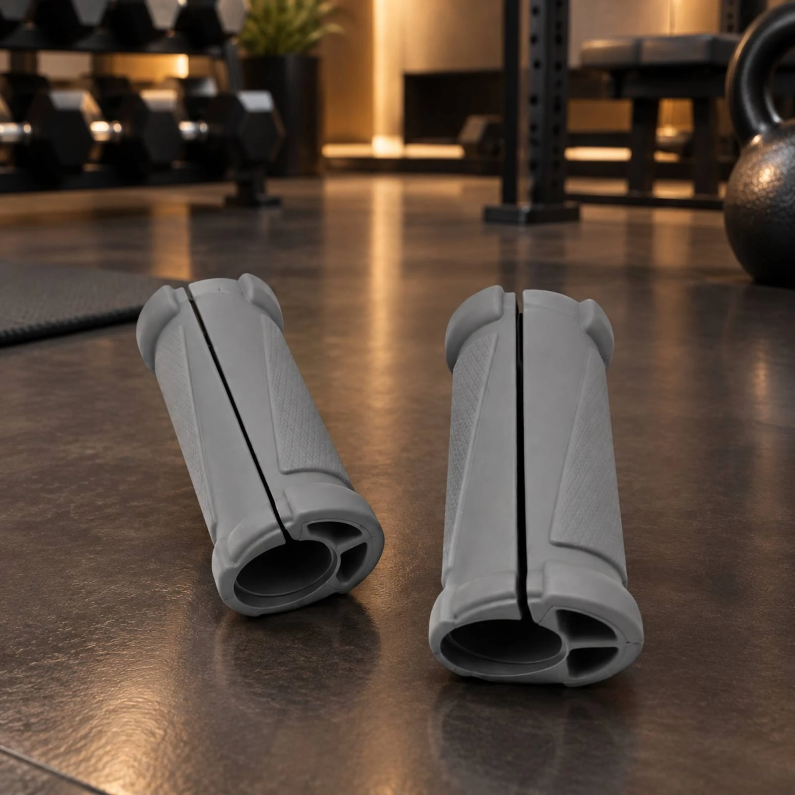 N-Type Barbell Grip Cover Ergonomic Silicone Barbell Grip Sleeve for Strength Training Enthusiasts