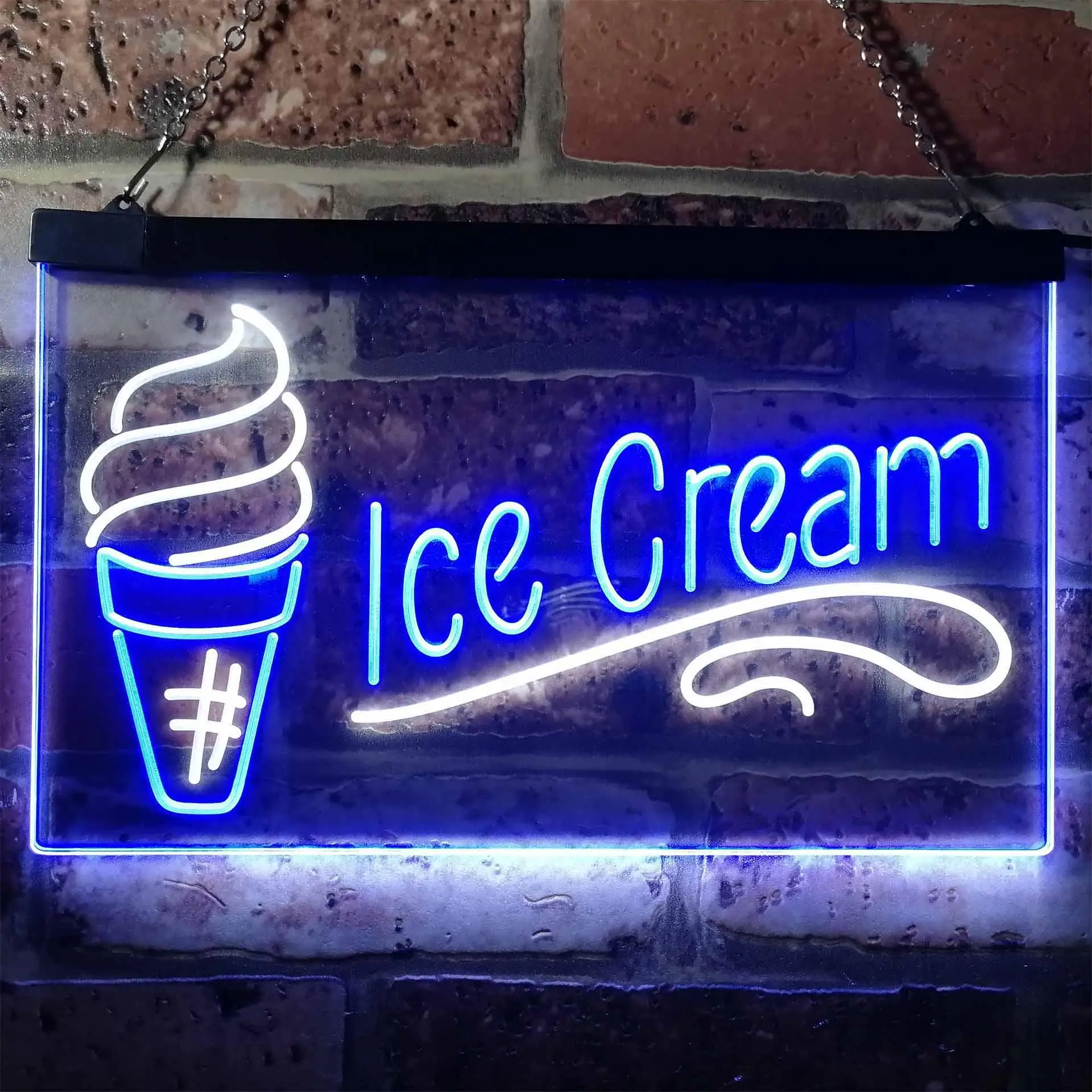 Ice Cream Dual Color Led Neon Sign st6-i3157