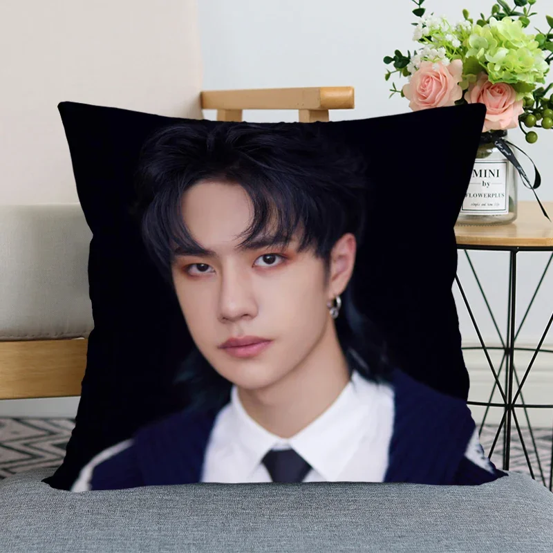 Wang Yibo Pillow Case Chen Qingling For Home Decorative Pillows Cover Square Zippered Satin Fabric PillowCases 45X45cm