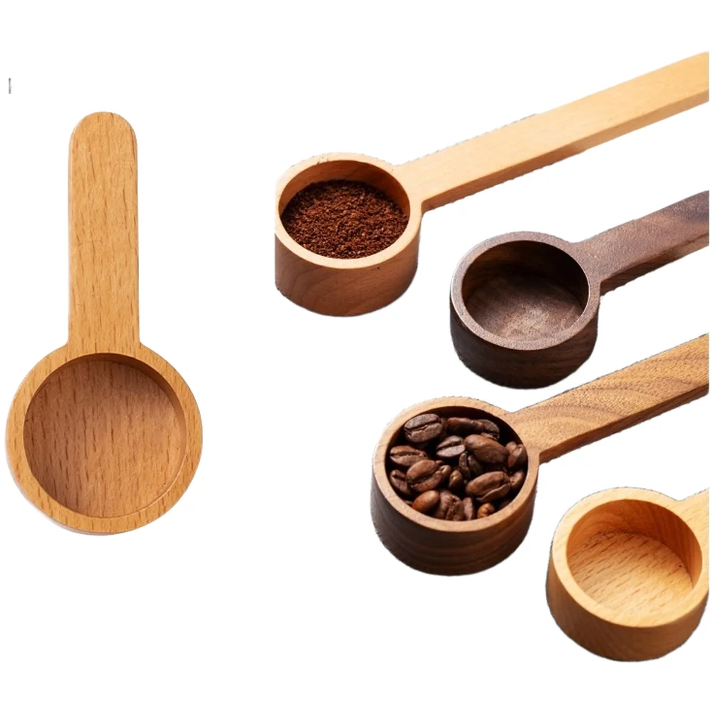 Black Walnut Wood For Coffee Measuring Spoon for Measuring For Coffee Beans Tea Flour and Other Dry Ingredients Accurately