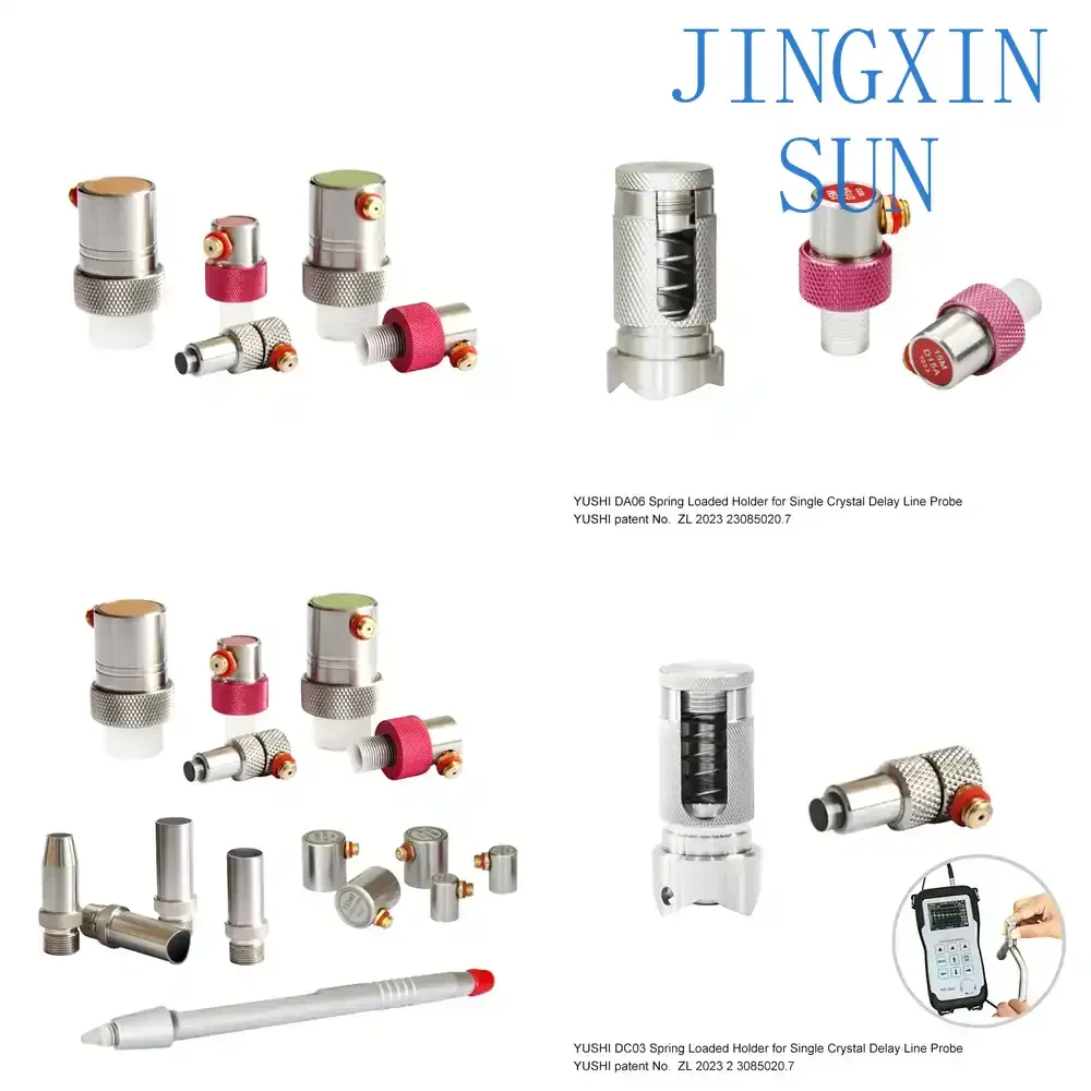 High Precision Ultrasonic Thickness Transducer Microdot 5MHz 10MHz 15MHz Delay Line Probe for NDT Testing for Industrial