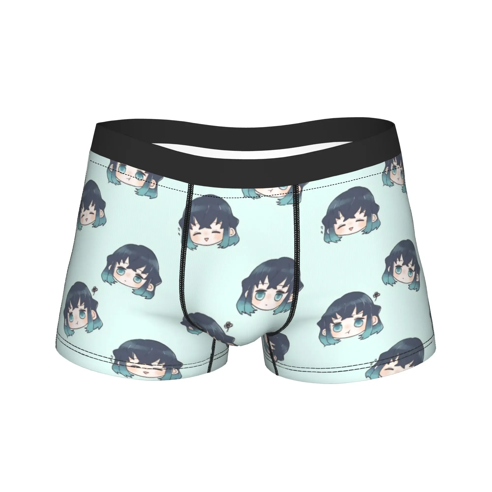 

Man Muichiro Tokito Demoned Slayered Long Underwear Humor Boxer Briefs Shorts Panties Male Breathable Underpants M-XXL