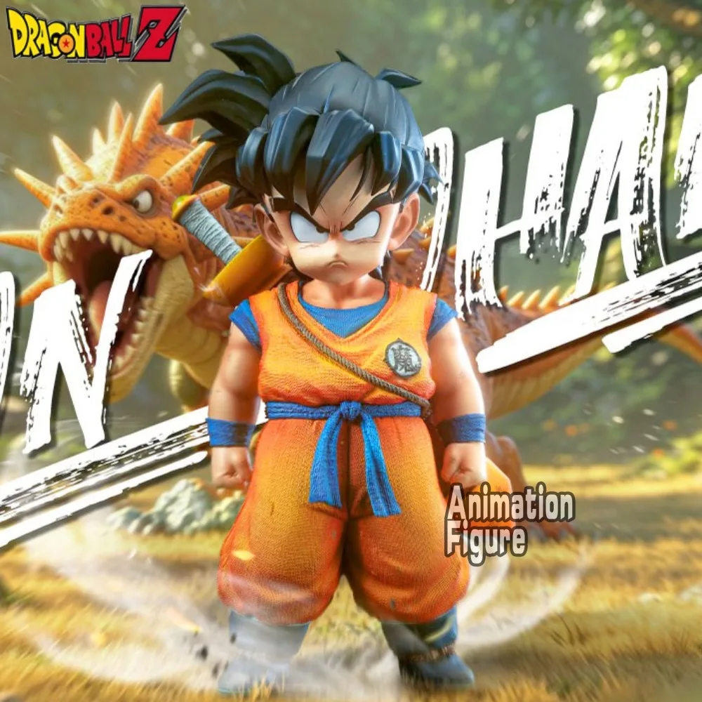 17cm Anime-Figur mit Rückenschwert Gohan Dragon Ball Z Actionfiguren PVC-Statue Desktop-Ornament Sammlermodell Spielzeug Geschenke