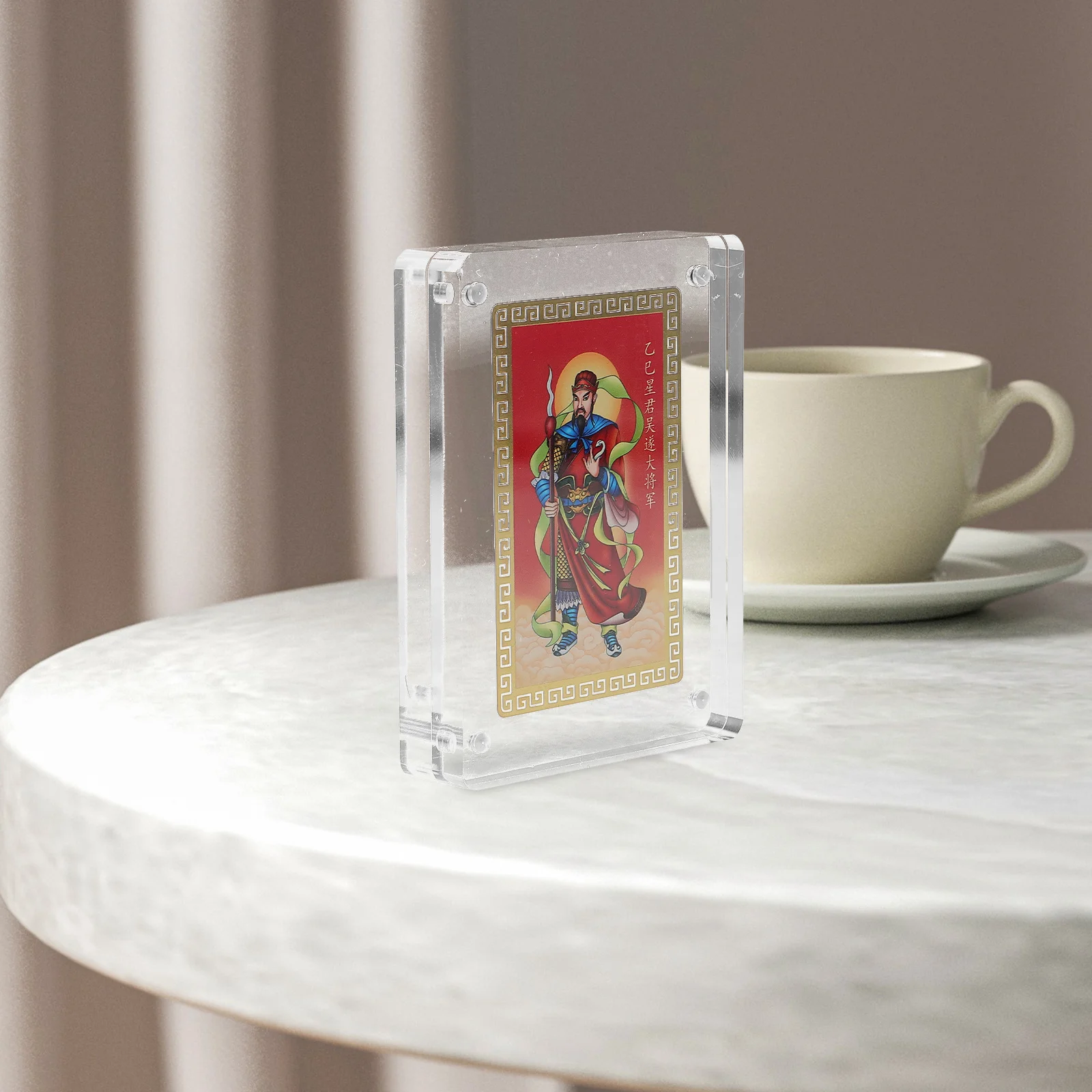 بطاقة تاي 2025 وو العام من الثعبان فنغ شوي نعمة الحظ حماية تميمة سحر بطاقة الحماية الميمونة