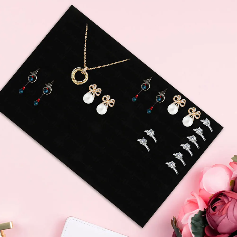 

2 шт., вставка для ювелирных изделий, мягкая губчатая подушка для колец и сережек, шкатулка для драгоценностей, лоток для дисплея, органайзер, губки для сережек