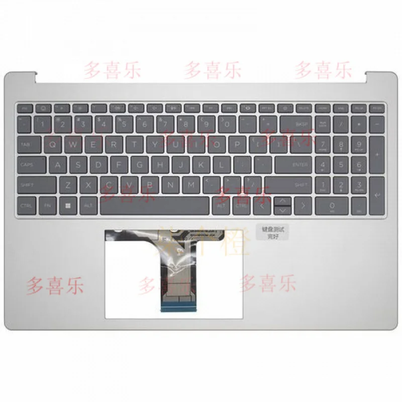

ZZMM Laptop US For HP 15-FC 15-FD Palmrest Not-Backlit Keyboard N36752-001 Silver