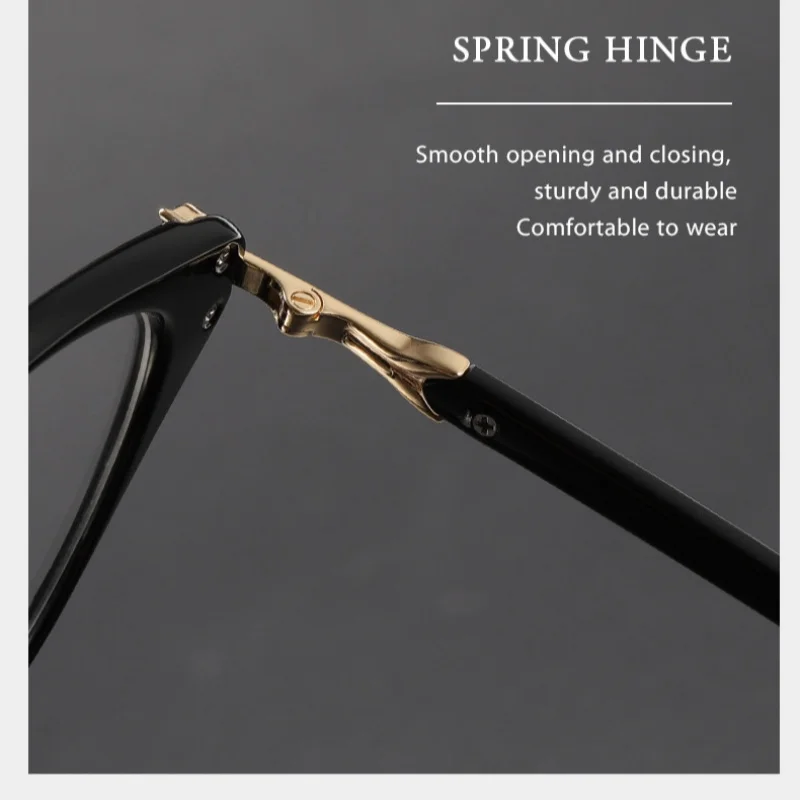 DIEDIESEE トレンディな抗青色光ダイヤモンド散りばめられたフラットライトメガネは、近視と遠視の眼鏡フレームと組み合わせることができます 6029