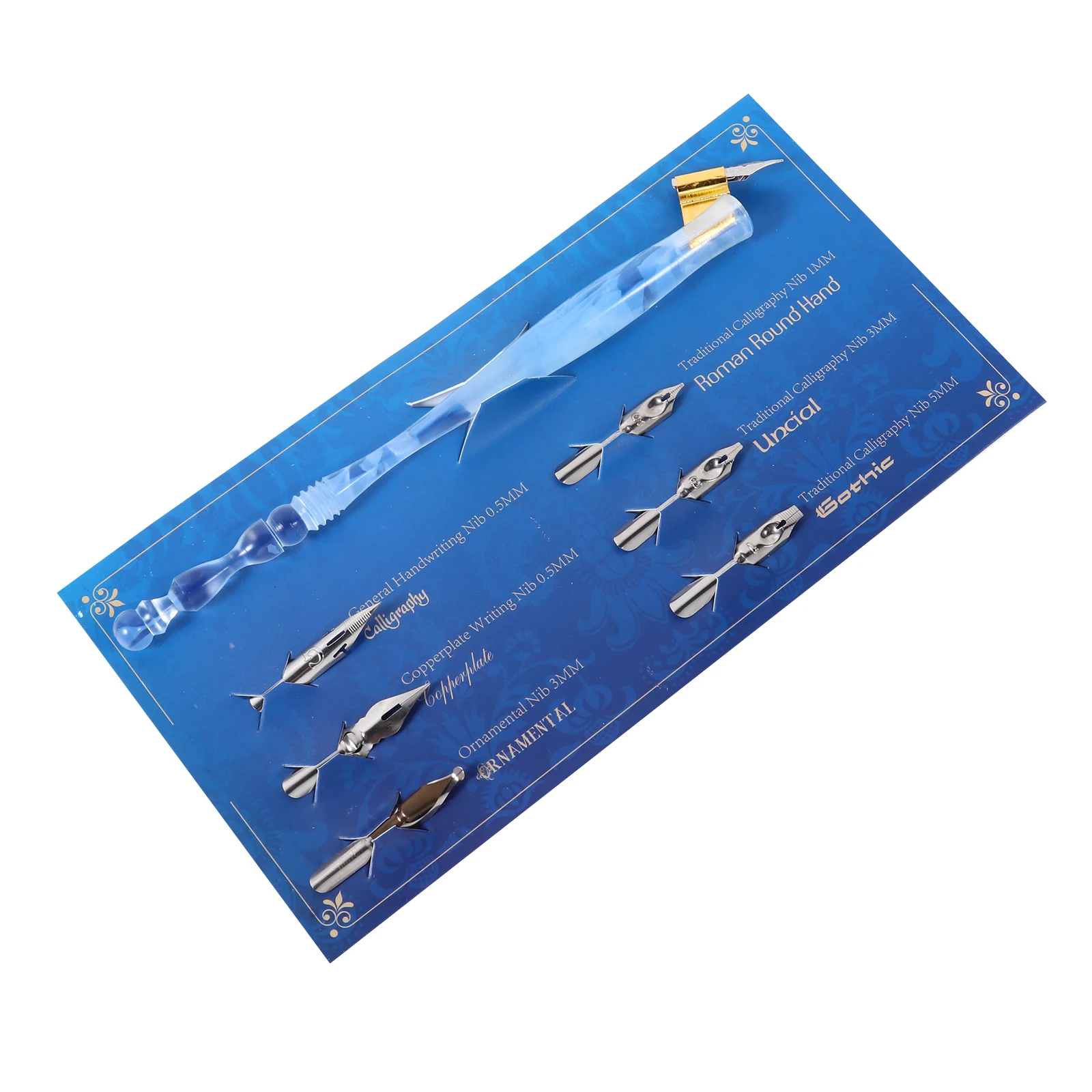 1 مجموعة خمر تراجع مجموعة أقلام عالية الجودة المناقير الخط كاتب كيت خفيفة الوزن مريحة عقد الإنجليزية قلم الخط مجموعة هدية #2