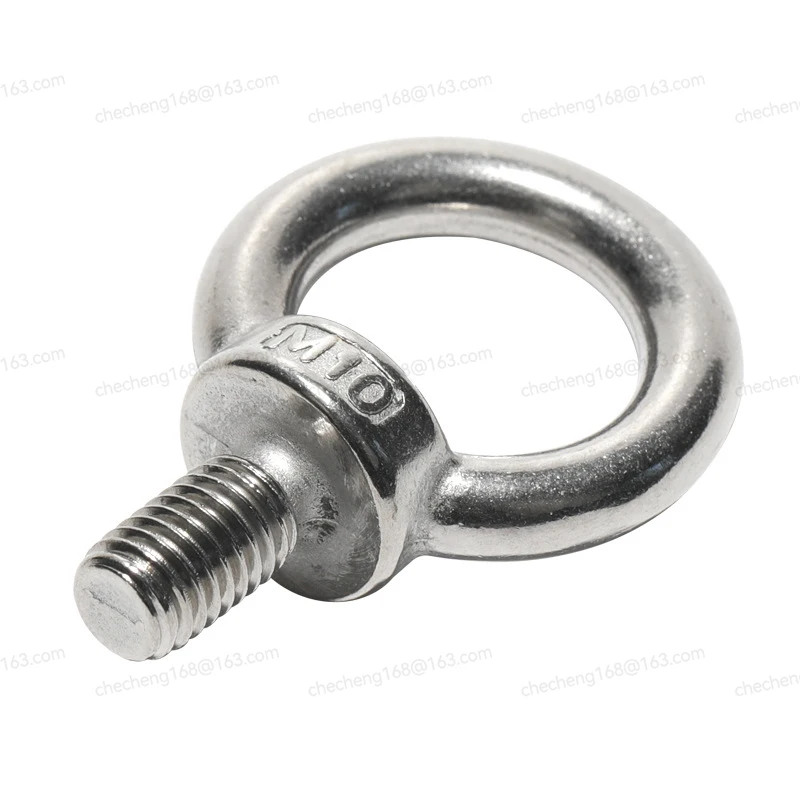 304 Stainless Steel Eye Nuts/Threaded Rings Eye Bolts Ring Hooks Nuts and Screws M3 M4 M5 M6 M8 M10 M12 1–2 Pieces