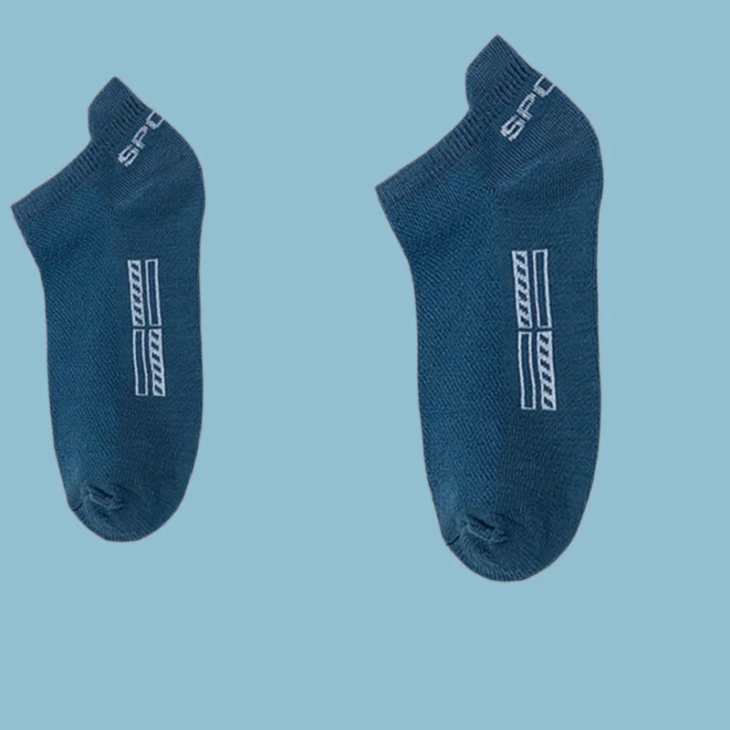 Calcetines tobilleros de malla transpirable para hombre, tobilleras medias de compresión, cómodas, de corte bajo, para verano, 5/10 pares