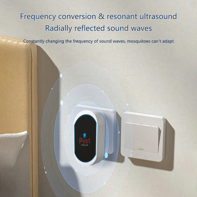 Ultrasonic Electronic Insect Repellent And Mouse Repellent Household Insect Repellent Mini Silent Safe Plug Electric 2026 New