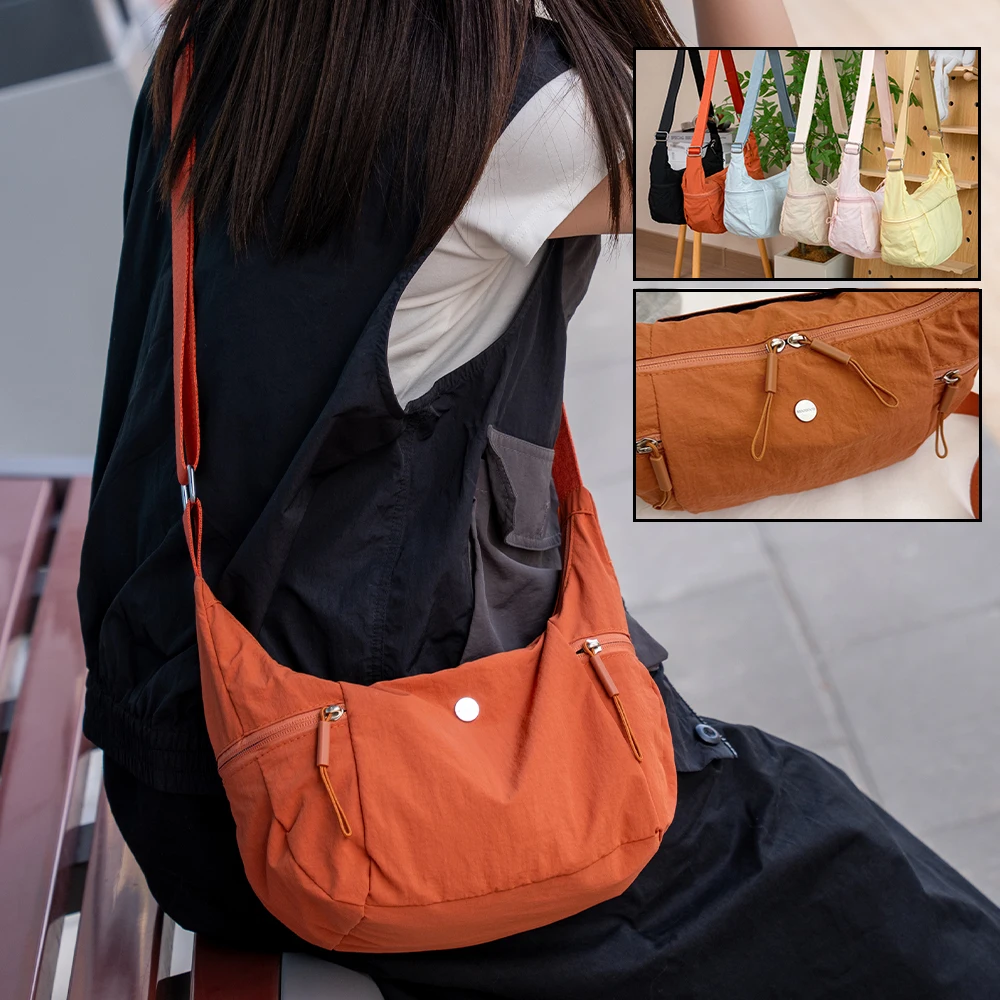 

Простая сумка для пельменей, сумка через плечо в стиле спецодежды, спортивная сумка через плечо для поездок на работу и отдыха, легкая нейлоновая сумка