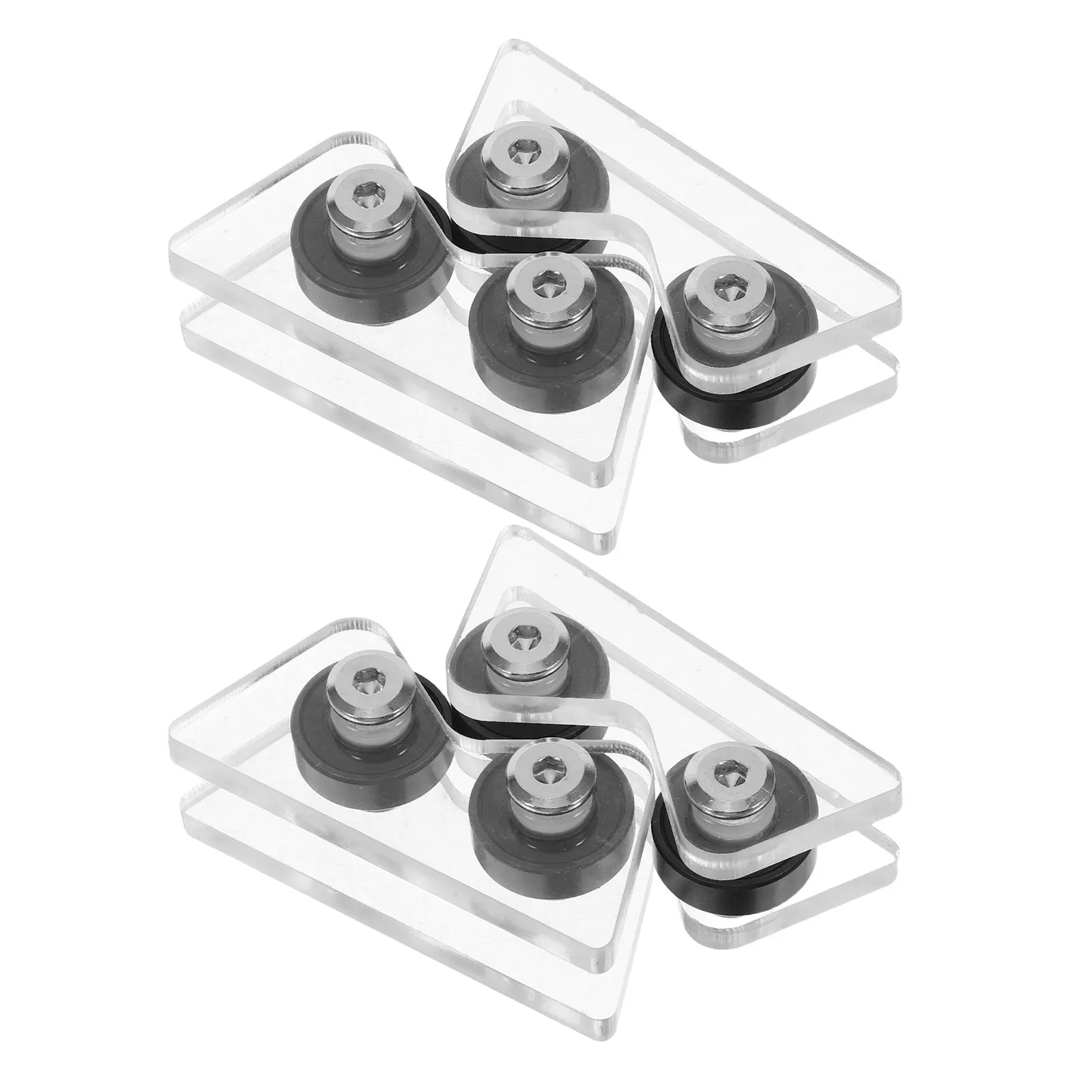 

4Pcs Billiards Cue Straightness Tester Ferris Wheel Stability Precision Detection Portable Pool Table Accessory for Cue Stick