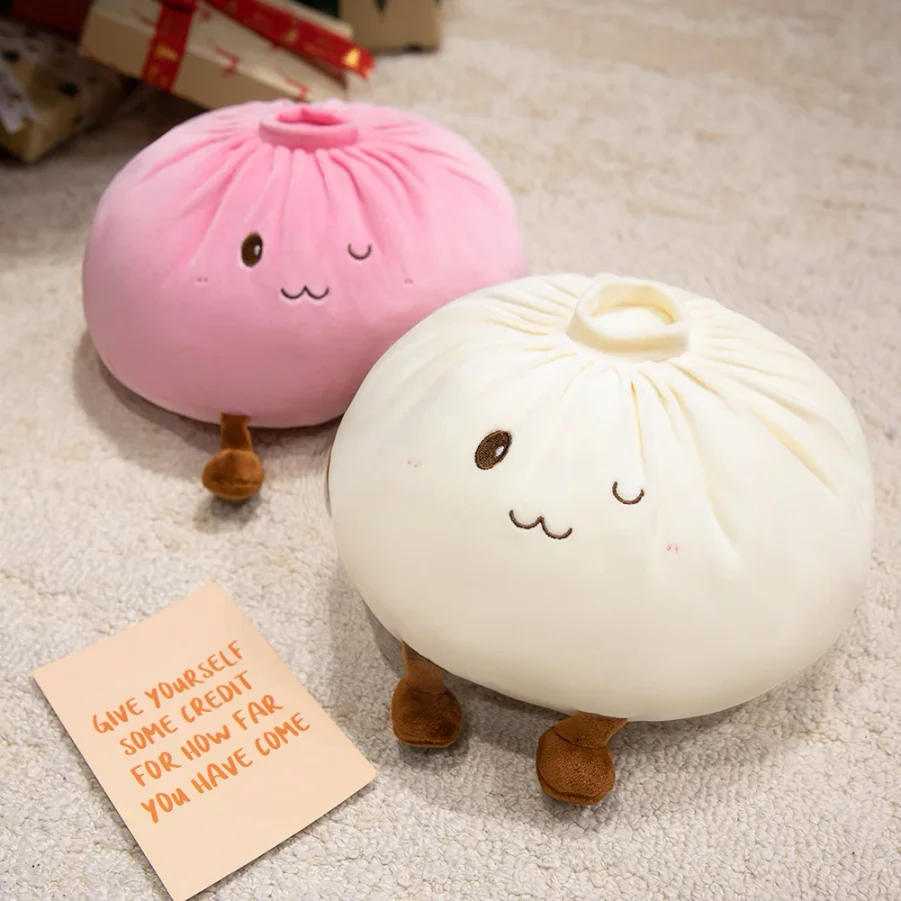 Kids Toys Dumplings - Cute Dumpling Plush Pillow Funny Stuffed