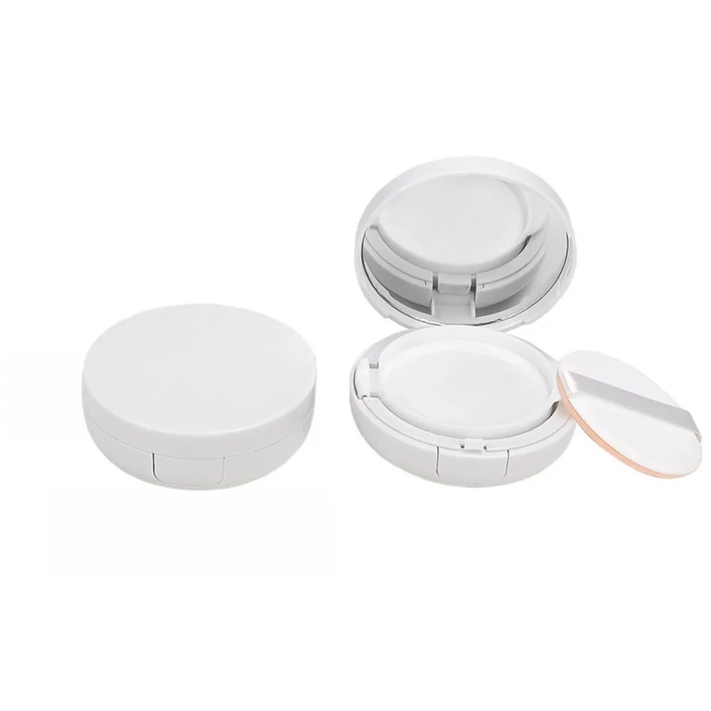 15g Empty Air Cushion Puff Box Portable Makeup Case with Mirror Sponge for BB Cream Foundation Refillable Container Accessories