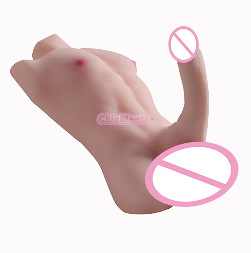 ChicMeet High-Quality Dildo Anal Insertable Adult Sex Toy Torso Doll  Masturbation Aid Realistic Design for Sensual Exploration view 5