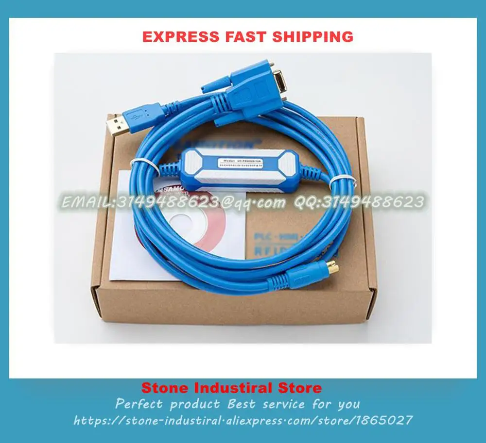 Applicable PLC Screen HMI Touch Screen ProgrammingCable Data DownloadCable IFD 6601 UC-PRG020-12A New