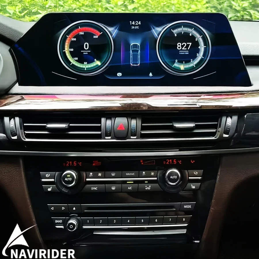 

12.3" 256G Blade Screen CarPlay For BMW X5 F15 X6 F16 2013 - 2018 Android 15 Multimedia DVD Player GPS DSP Head Unit Qualcomm