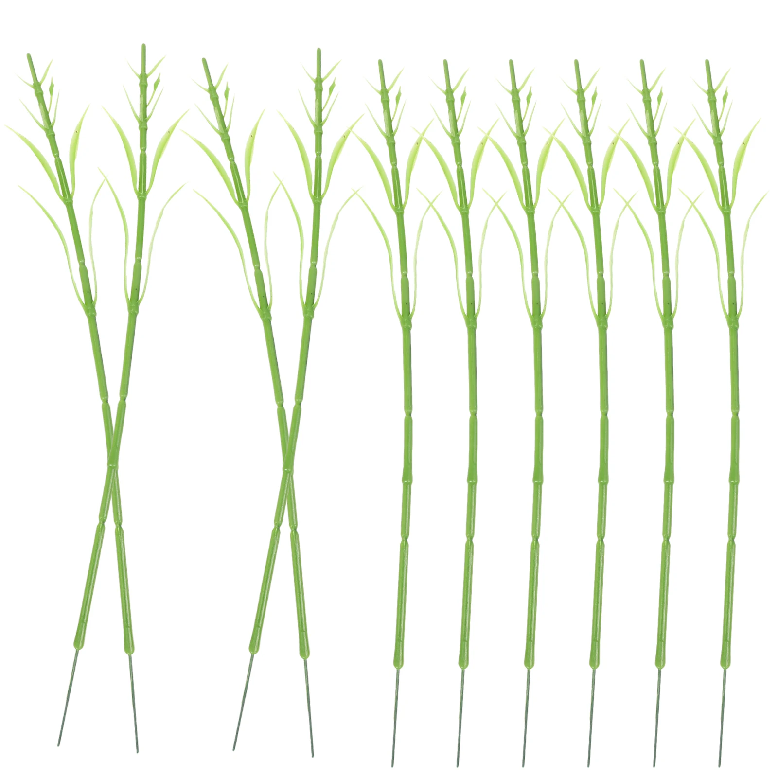 

50pcs Plastic Floral Stems Artificial Flower Stems Diy Craft Bouquet Materials Flexible Wedding Party Decorative