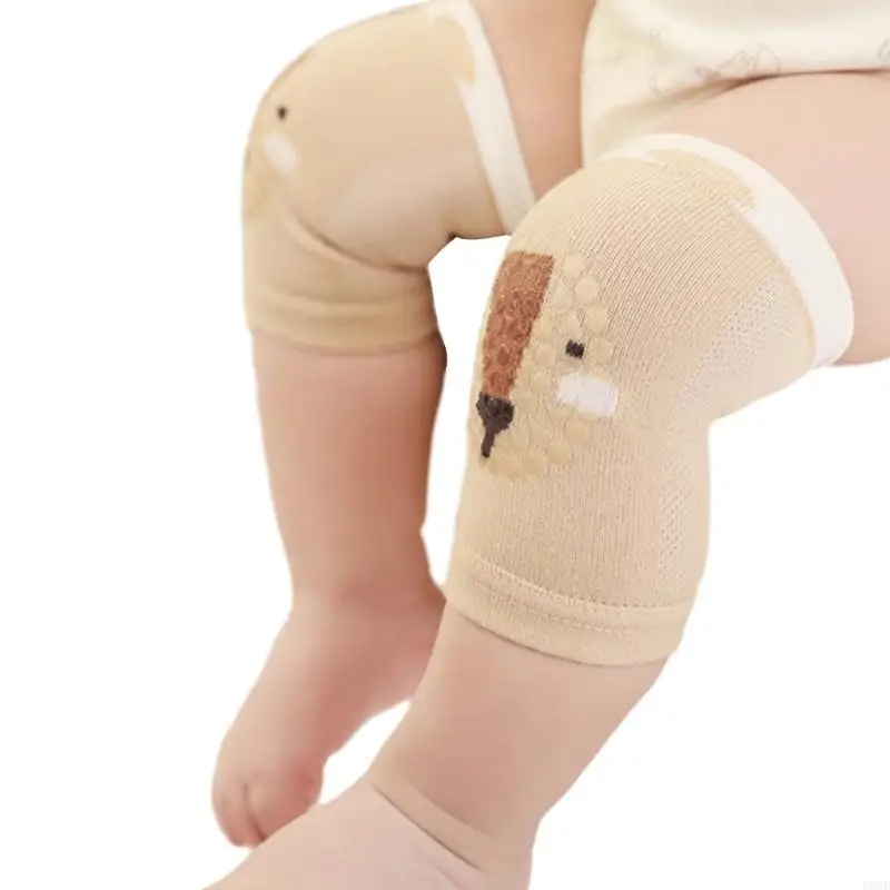 

K8GF Breathable Mesh Baby Knee Protectors with Non slip Dots Newborn Knee Guards