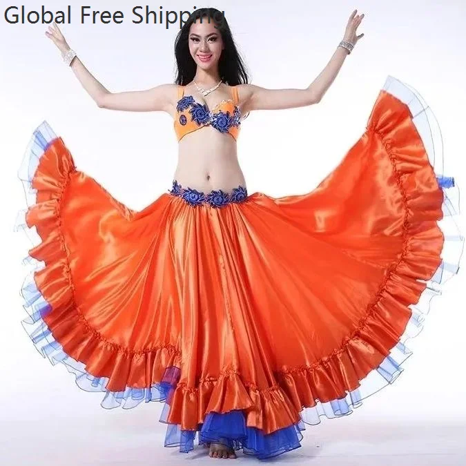 720 gradi Flamenco Danza spagnola Donna Ragazza Apertura Danza Gonna grande Toro Danza del ventre Costume da spettacolo teatrale 2026