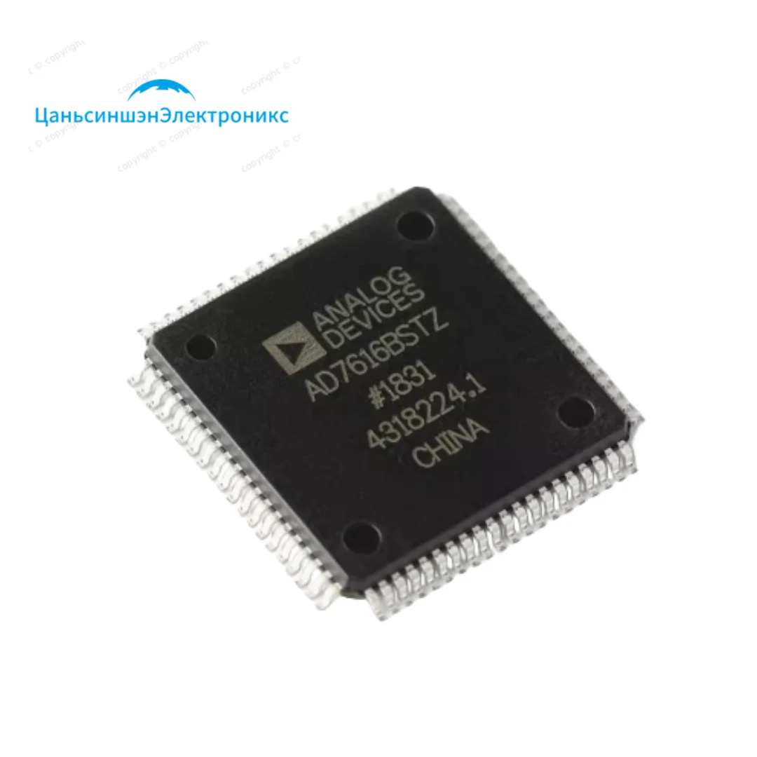 

1PCS Original AD7616BSTZ-RL LQFP-80 16-channel DAS has a built-in 16-bit simultaneous-sampling ADC