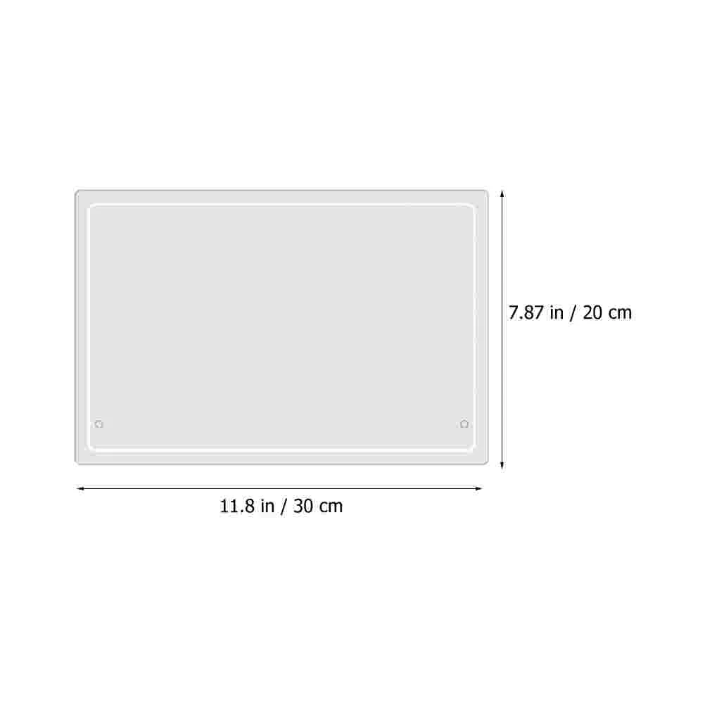 투명 메시지 쓰기 보드, 건식 지우기 메모 책상, 아크릴 플래너, 사무실 화이트 보드 장식