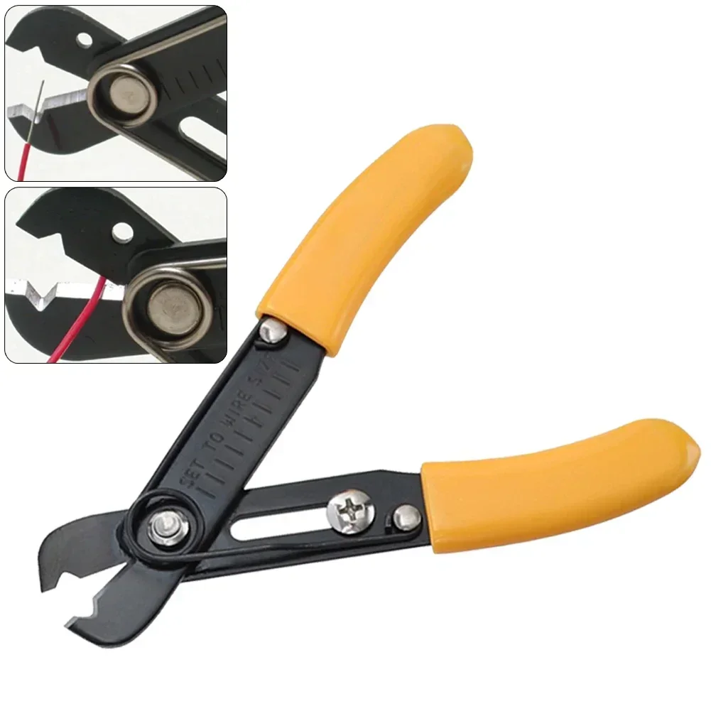 Electrical Wire Cable Cutting Cutting Side Snips Flush Pliers Single Hole Wire Stripper Flush Pliers Adjustable Cutter Hand Tool