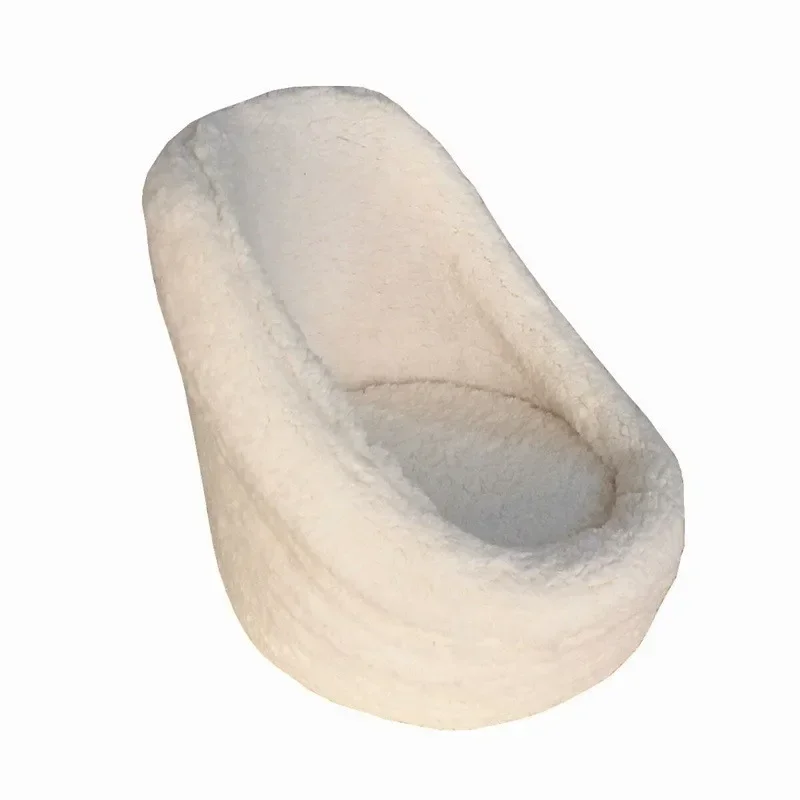 الدعائم التصوير الفوتوغرافي لحديثي الولادة أريكة صغيرة بيضاء تصميم دائري استوديو الملحقات المساعدة وأثاث الطفل يطلق النار أريكة