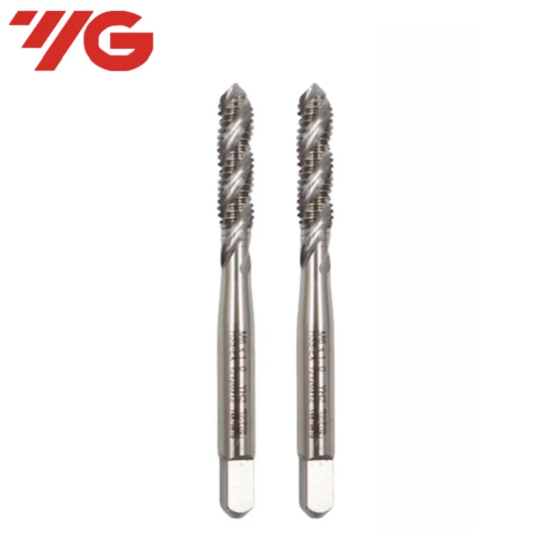 1 Uds Corea YG JIS HSSE T2120 grifo estriado en espiral métrico M2M3M4M5M6M8M10M12-M18M20 tornillo de grifo de máquina especial para especificación de aluminio