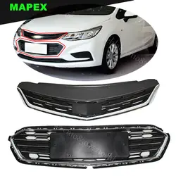 Front Bumper Upper Grill Middle Lower Grille For Chevrolet Cruze 2016-2018 2017