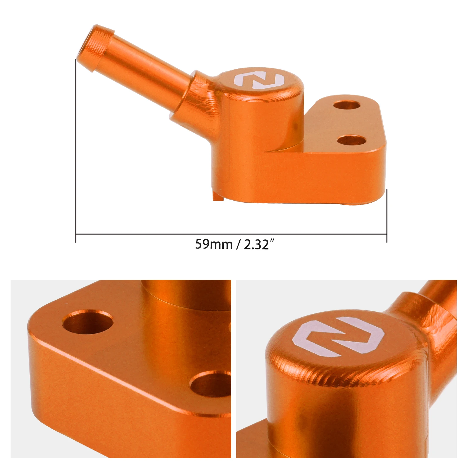 NICECNC For KTM EXC-F 350 EXC-F 450 SXF 450 2017-2025 Fuel Rail For Husqvarna FE 350 FE 450 FE 501 GasGas EXF ECF MCF 350 450