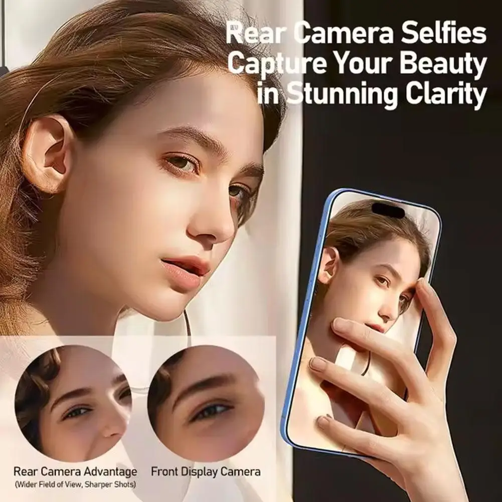 Phone Camera Assistant Tool - Real-Time Display Selfie Stick With Wireless Transmission For Perfect Framing Live Streaming Q4P0