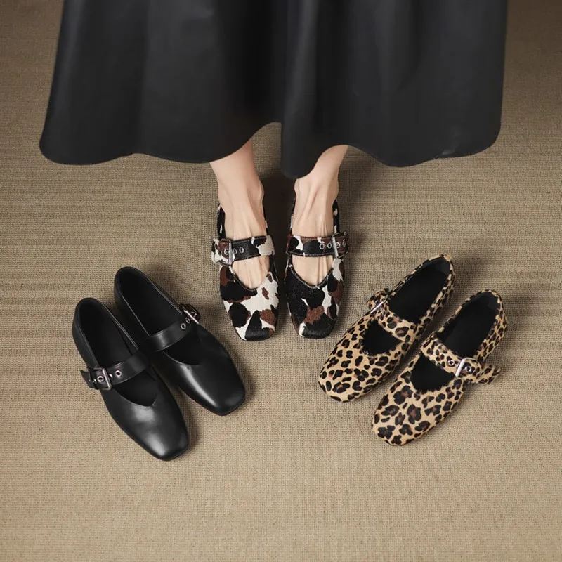 dimanyu-flat-shoes-women’s-2025-new-buckle-mary-jane-female-shoes-genuine-leather-large-size-ballet-women-loafers