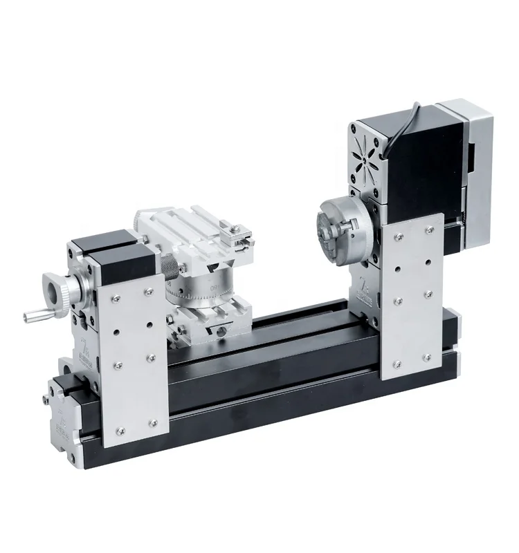 All-metal Miniature Lathe 60W 12000rpm Didactical Mini Metal Lathe Machine For Hobbyist Woodworking Craft And School Education