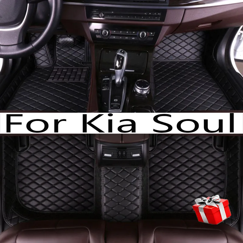 

Car Floor Mats For Kia Soul 2010 2011 2012 2013 2014 2015 2016 2017 Custom Auto Foot Pads Carpet Cover Interior Accessories