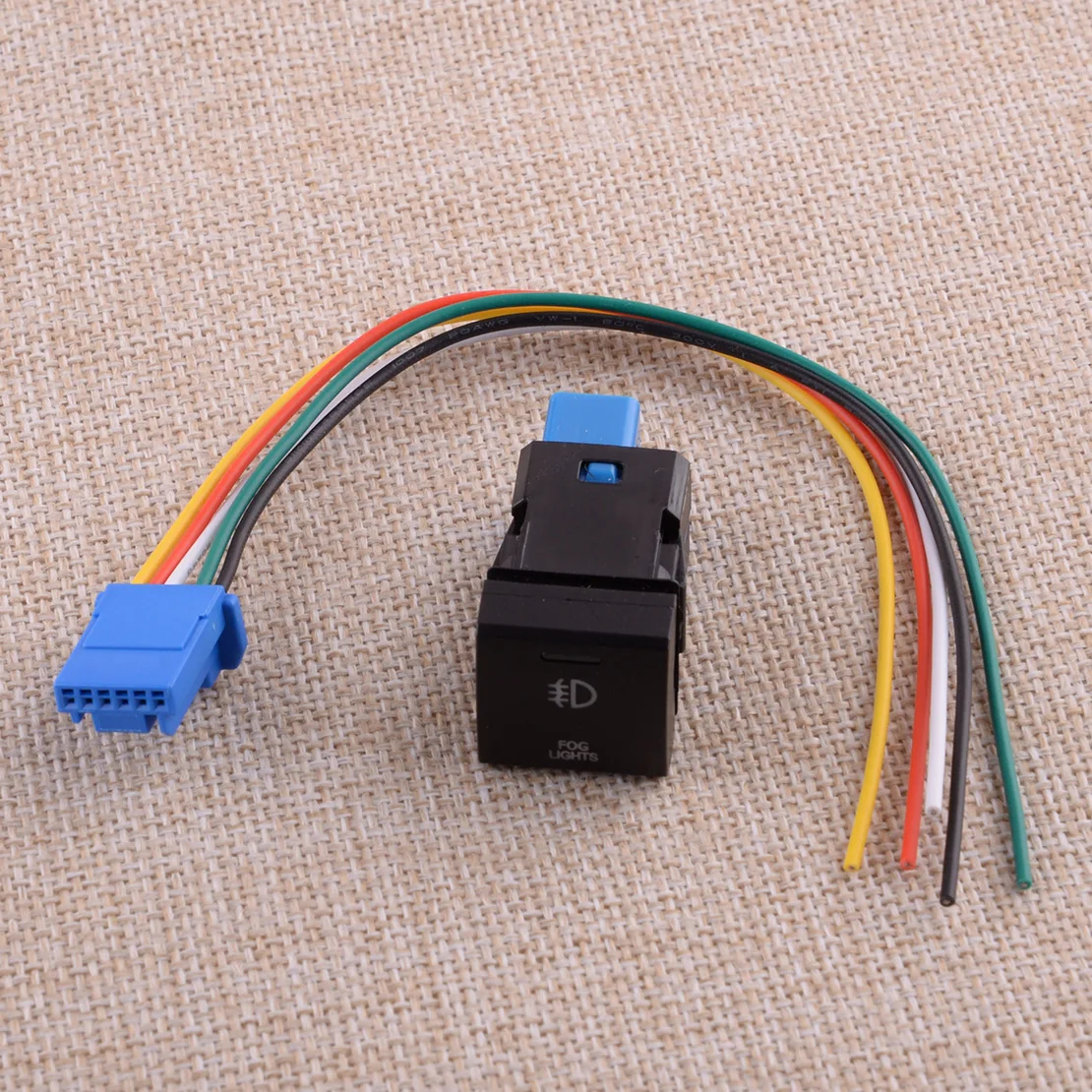 Car Dashboard Dash Fog Light LED Push Button Switch with Wire Fit for Toyota Corolla Camry RAV4 Hiace 2019 2020-2022 LKM63021205