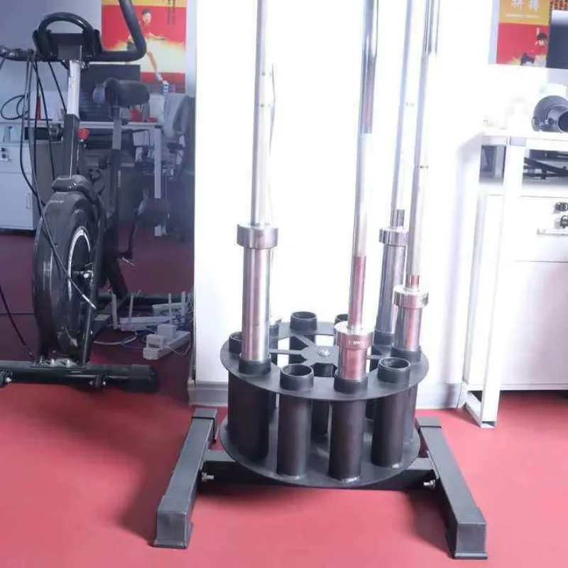 Barbell Stand for Home Commercial and Garage Gym Storage and Tissue Holds 10-Pole Curl Bar Hexagon Bar Triceps Bar