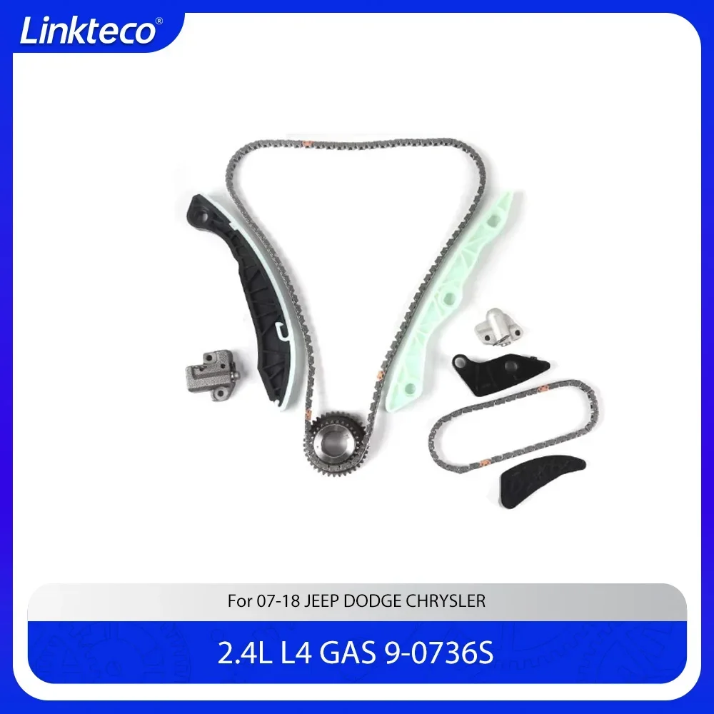

Engine Part Timing Chain Kit Fit 2.4 L T L4 GAS ED3 EDG For 07-18 JEEP Patriot Compass DODGE Avenger CHRYSLER 200 2.4L 90736s