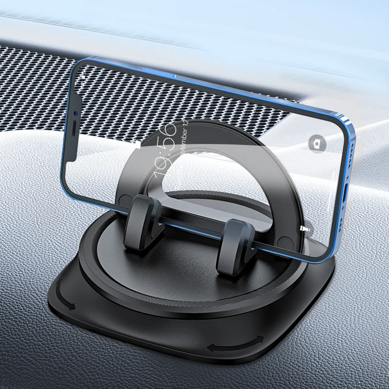 Armaturenbrett-Autotelefonhalter 360° ° Rotation Universal Autotelefonhalterung mit rutschfesten Silikon-Ersatzwerkzeugen für Smartphone