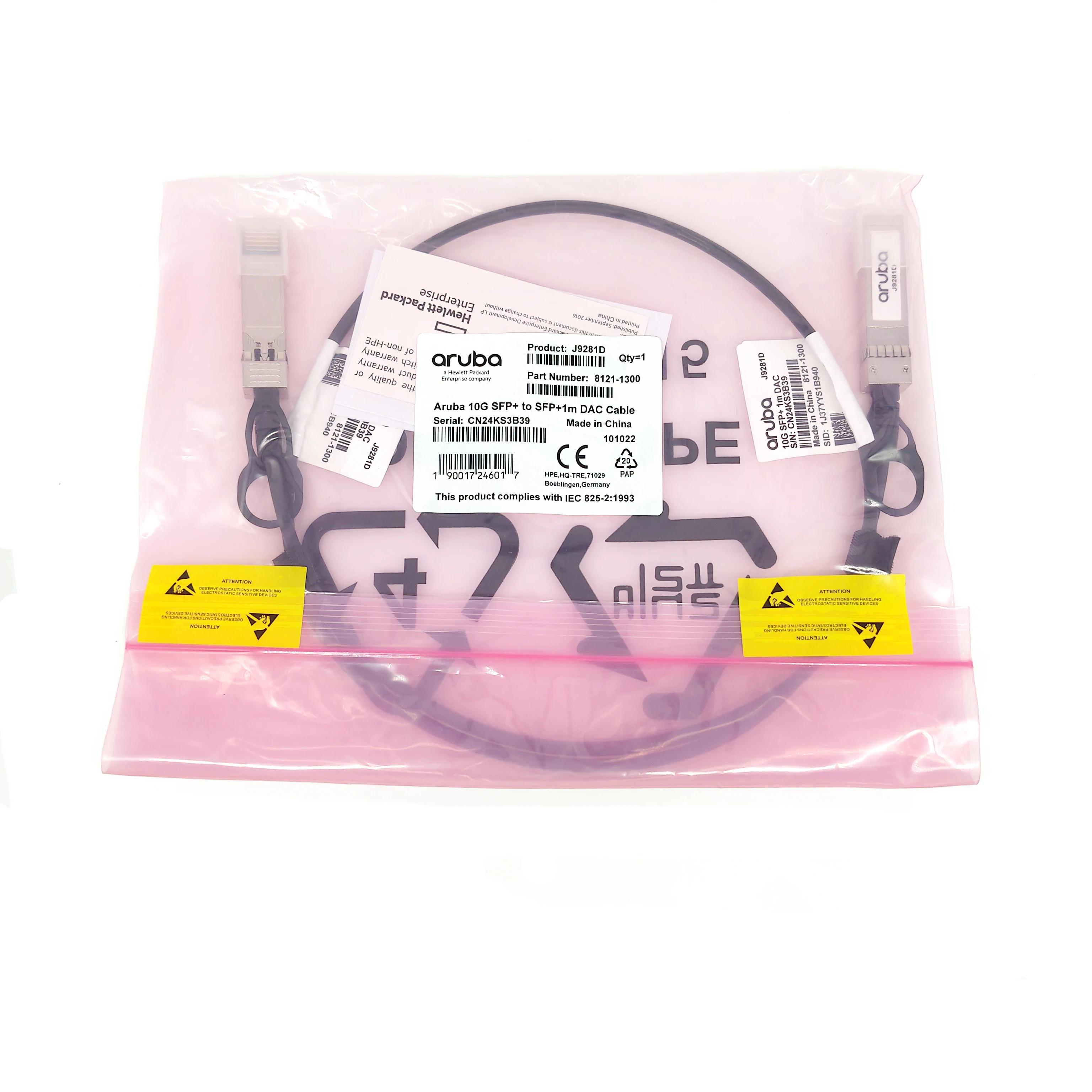 J9281D 10G SFP+ to SFP+ 1M DAC Cable Original New Transceiver Module Network SFP Optical Module