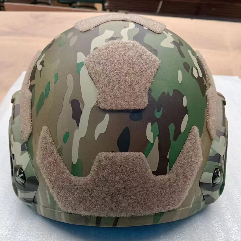 FAST SF Ballistic Helmet Aramid Grade NIJ IIIA Wendy Suspension  Lined MC CP Camo