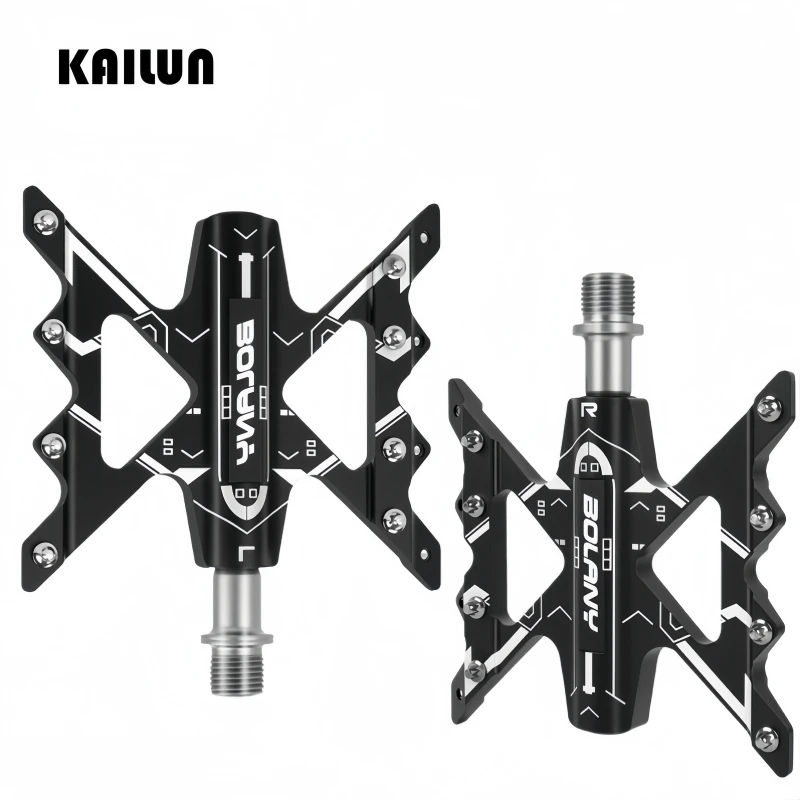 

Aluminum alloy mountain bike pedal riding anti slip ultra light sealed quick release pedal folding bearing foot pedal