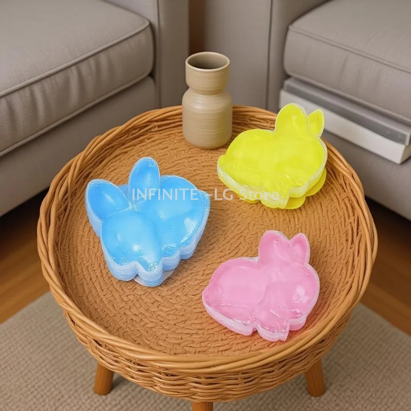 Rabbit Shape Plastic Candy Box Wedding Gift Box Party Favors Candy Holders Gift Boxes Wedding Like Candy Pack Christmas Supplies
