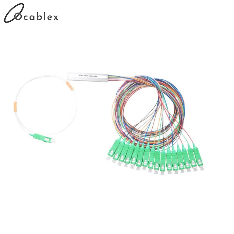 Imagem -03 - Apc 1x16 Fibra Óptica Divisor Kit de Comunicação Plc Ftth 0.9 mm Tubo de Aço 1m Cassete de Alta Qualidade sc