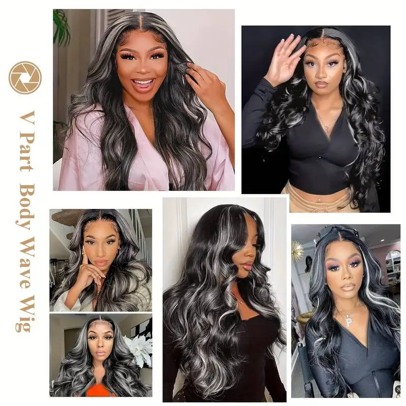 18 بوصة الجسم موجة الخامس جزء شعر مستعار للنساء الشعر البرازيلي اللون الطبيعي خصلات الشعر المستعار الإنسان 220 الكثافة آلة صنع الباروكات الشعر البشري