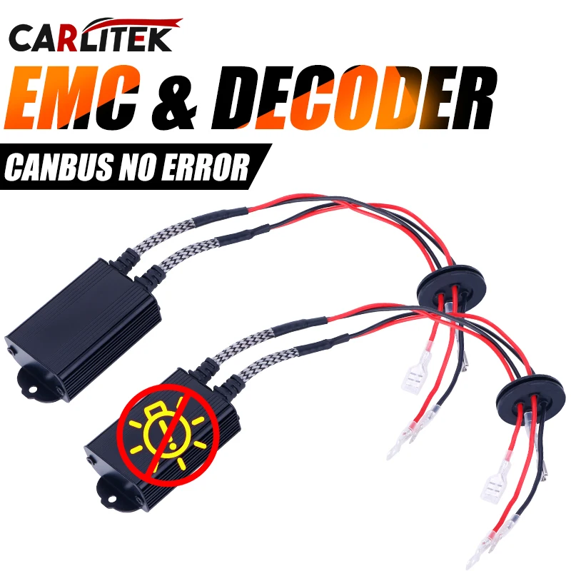 2pcs Canbus No Error Decoder Adapter H7 LED Car Headlight Fog Lamp Bulb Resistor