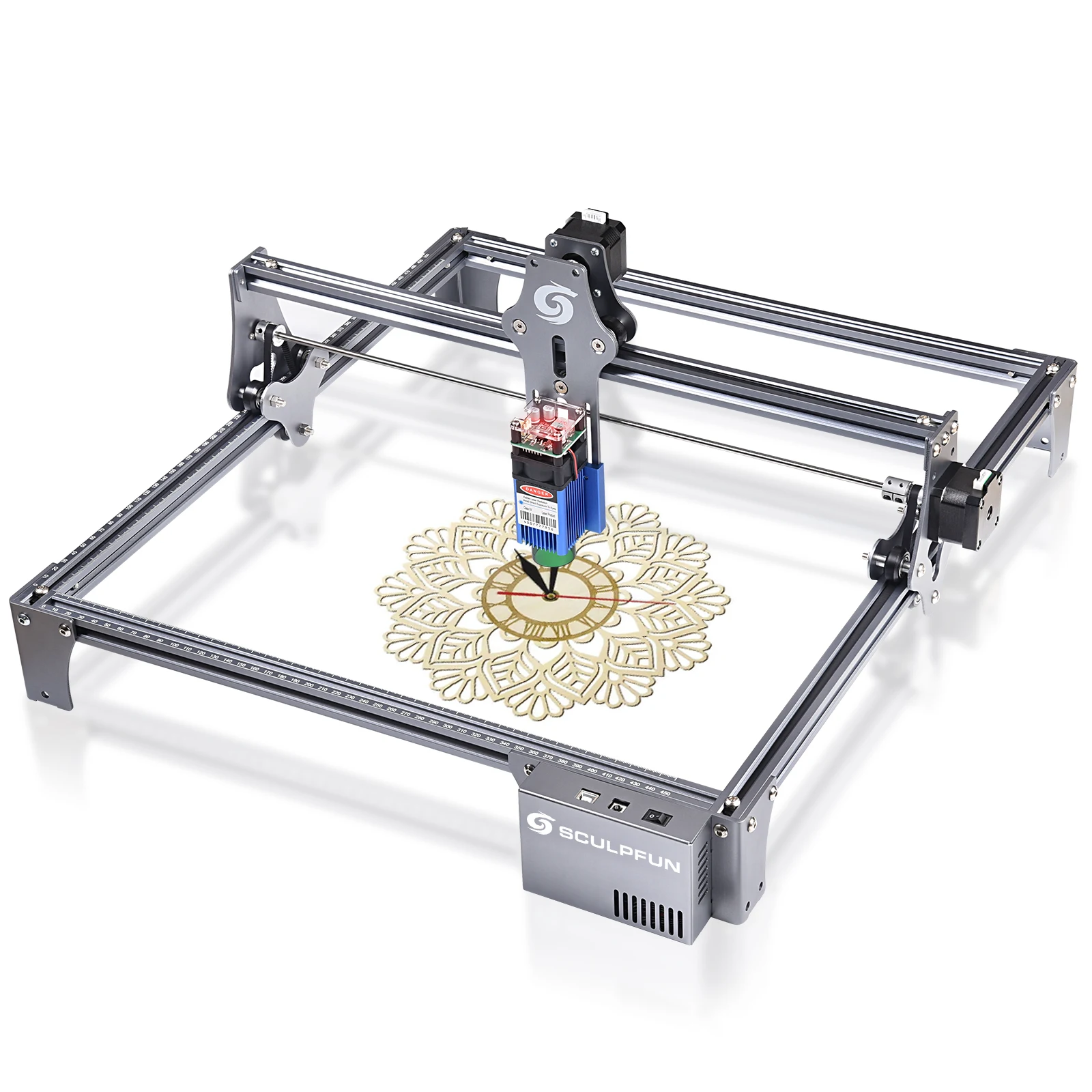 SCULPFUN S6 Pro Laser Engraver Machine DIY Laser Engraver Metal Cutting Wood Gift Card 60W Machine