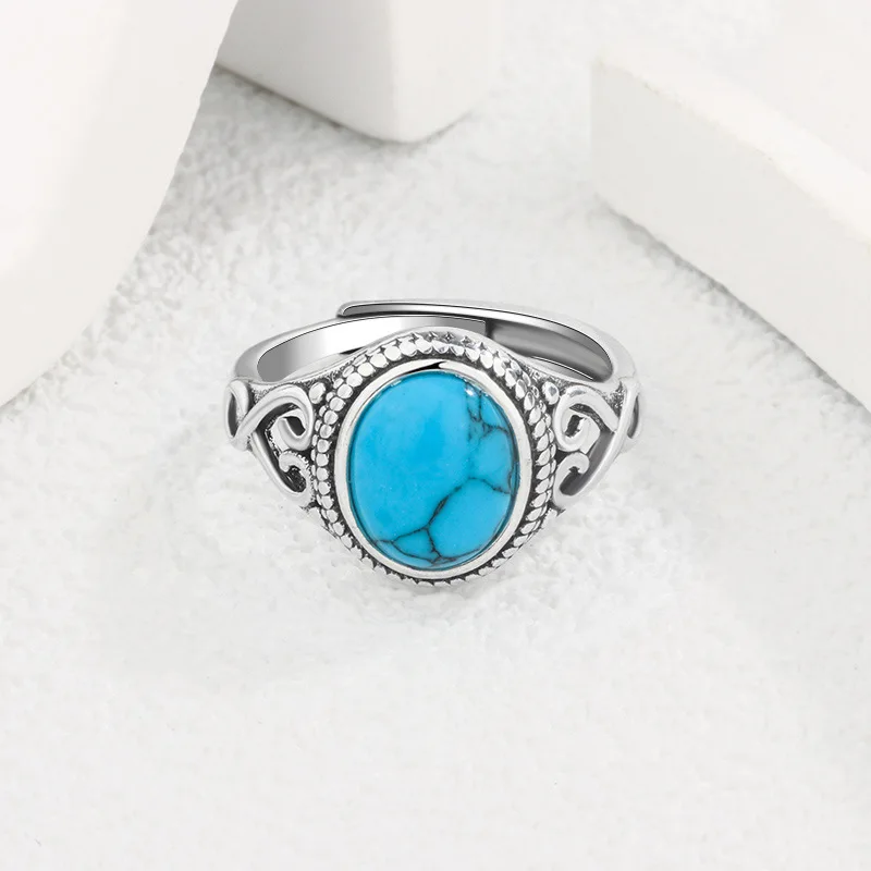 

2026 New Vintage Bohemian Style Ring Personality Hot Sale Birthday Gift Cross-Border Fashion Jewelry Ring Finger Ring